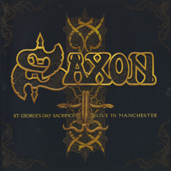 Image of Front Cover of 2xCD - VG/VG+ - SAXON, St. George's Day Sacrifice Live In Manchester (UDR; UDR0310CD, Germany 2014, Jewel Case), ,  - 4336023E