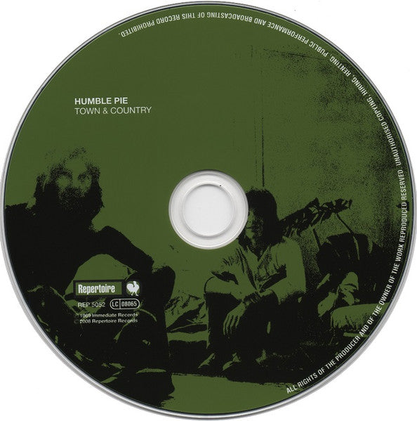 Image of Label Cover of CD - VG+/VG+ - HUMBLE PIE, Town And Country (Repertoire Records; REP 5052, Germany 2008, Digipak, Booklet), ,  - 4336024E