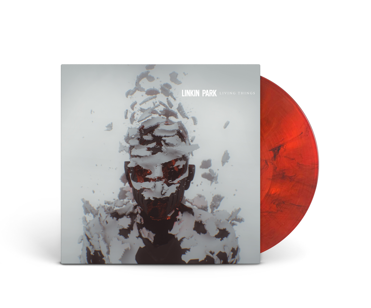 Image of Front Cover of LP - NEW/NEW - LINKIN PARK, Living Things (Warner Records; 0093624815655, UK 2026 Reissue, Limited Edition 140g Red Smoke Vinyl with Original Album Cover), , Limited-edition reissue of Linkin Park’s 2012 fifth studio album, co-produced by Mike Shinoda and Rick Rubin. Includes ‘Burn It Down’, ‘Castle of Glass’ and ‘Lost in the Echo’, pressed on red smoke vinyl with the original album cover. - 9419615C