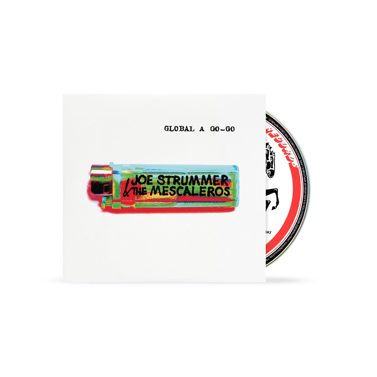 Image of Front Cover of CD - NEW/NEW - JOE STRUMMER & THE MESCALEROS, Global A Go-Go (25th Anniversary) (BMG; 964254952, UK 2026 Reissue, Eco-Wallet, Fold-out Booklet), , 25th anniversary edition of Joe Strummer & The Mescaleros' second album, featuring 'Johnny Appleseed', 'Bhindi Bhagee' and 'Mondo Bongo'. - 9419619C