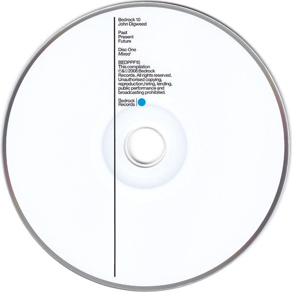 Image of Label Cover of 3xCD - VG+/VG+ - JOHN DIGWEED, Bedrock 10: Past Present Future (Bedrock Records; BEDPPF10, UK 2008, Double CD Case, Booklet), ,  - 4336030E