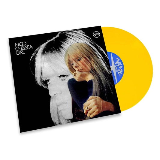 Image of Front Cover of LP - NEW/NEW - NICO, Chelsea Girl (Integral Distribution Services; INTGDS00098LP, UK 2026 Reissue, Transparent Yellow Vinyl), , Produced by legendary Columbia and Verve producer Tom Wilson, 'Chelsea Girl' blends chamber folk, baroque pop and melancholic balladry, showcasing Nico's unmistakable voice on timless recordings such as 'These Days', 'The Fairest Of The Seasons' and 'I'll Keep It With Mine'. - 9419632C