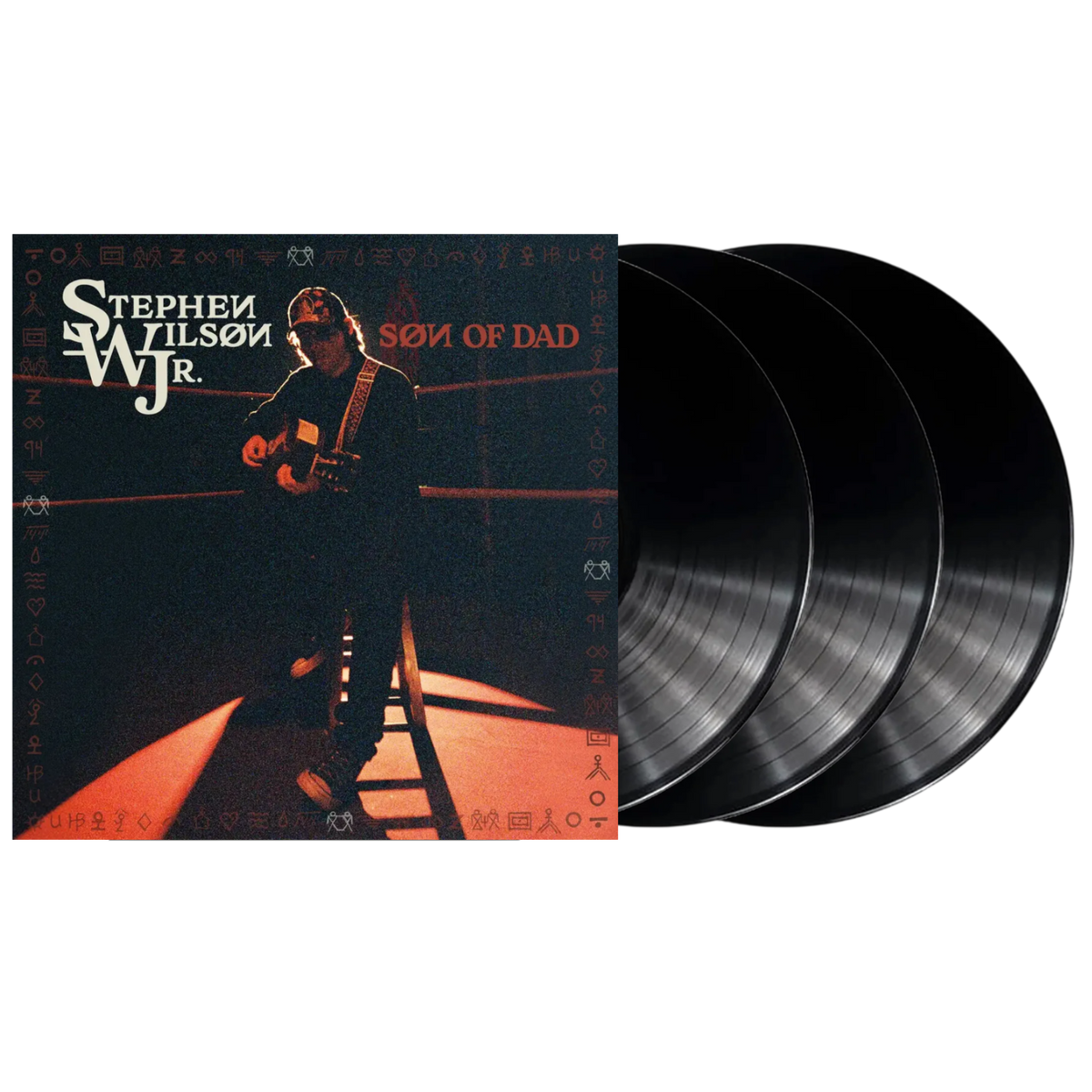 Image of Front Cover of 3xLP - NEW/NEW - STEPHEN WILSON JR., søn of dad (Big Loud Records, LLC; 30515083V, UK 2026, Triple Gatefold, Inner, UK-Exclusive Black Vinyl), , Stephen Wilson Jr.'s acclaimed debut blends country, rock, Americana and grunge in a deeply personal exploration of family, grief and resilience, written following his father's death. - 9419665C