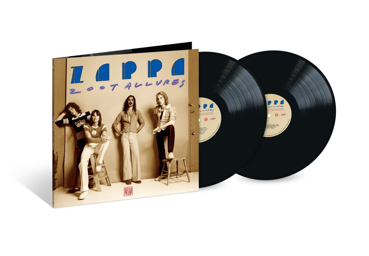 Image of Front Cover of 2xLP - NEW/NEW - FRANK ZAPPA, Zoot Allures 50th Anniversary (UMR; 6104310, UK 2026 Reissue, Gatefold, Limited Edition 180g Black Vinyl), , 50th anniversary edition of Frank Zappa’s 1976 album presenting his previously unreleased alternate double-LP sequence, Night Of The Iron Sausage, with additional recordings and alternate mixes. - 9419666C