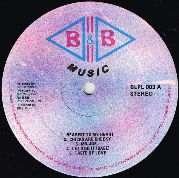 Image of Label Cover of LP - VG/G+ - BILL CAMPBELL, Night Life (B&B Music; BBLP 003, UK 1983), Small sticker tear on cover. Feelable mark on B2, otherwise closer to VG disc.,  - 4346059S