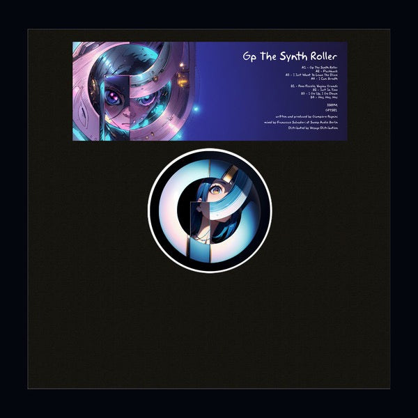 Image of Front Cover of 12" - VG+/VG+ - GP THE SYNTH ROLLER, Gp The Synth Roller (Gp The Synth Roller; GPTS01, Italy 2025, Stickered Plain Sleeve), ,  - 4316189C
