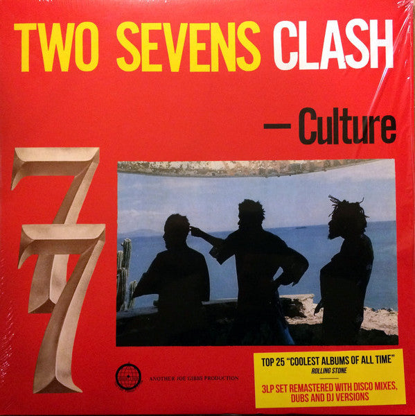 Image of Front Cover of 3x3X LP - VG/VG+ - CULTURE, Two Sevens Clash (VP Records; VPRL4213, UK 2017), Strong 3X Vinyl. Light creases in sleeve, slight wear on corners..,  - 4326062E