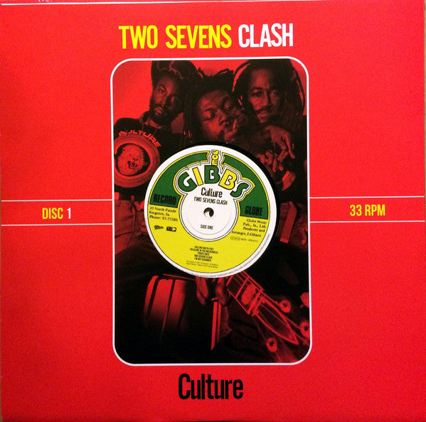 Image of Label Cover of 3x3X LP - VG/VG+ - CULTURE, Two Sevens Clash (VP Records; VPRL4213, UK 2017), Strong 3X Vinyl. Light creases in sleeve, slight wear on corners..,  - 4326062E