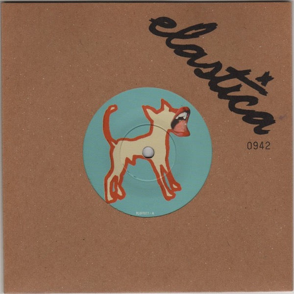 Image of Front Cover of 7" - VG+/VG - ELASTICA, Mad Dog (Deceptive; BLUFF077, UK 2000, Printed Brown Die Cut Sleeve, Numbered ), Limited Edition No 0187,  - 4316210C