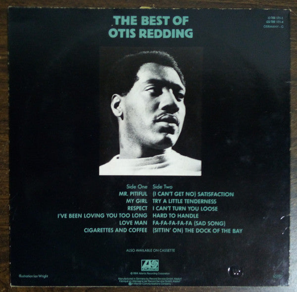 Image of Back Cover of LP - VG/VG - OTIS REDDING, The Best Of Otis Redding (Atlantic; 780 171-1, Europe 1984, Company Inner), ,  - 4326058E