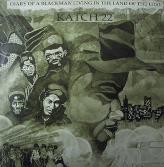 Image of Front Cover of LP - VG/VG - KATCH 22, Diary Of A Blackman Living In The Land Of The Lost (Kold Sweat; KSLP 01, UK 1991, Picture Sleeve), ,  - 4326010E