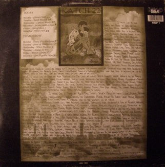 Image of Back Cover of LP - VG/VG - KATCH 22, Diary Of A Blackman Living In The Land Of The Lost (Kold Sweat; KSLP 01, UK 1991, Picture Sleeve), ,  - 4326010E
