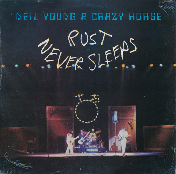 Image of Front Cover of LP - VG/G+ - NEIL YOUNG AND CRAZY HORSE, Rust Never Sleeps (Reprise Records; K 54105, UK 1979, Inner, No Insert), ,  - 4326059E