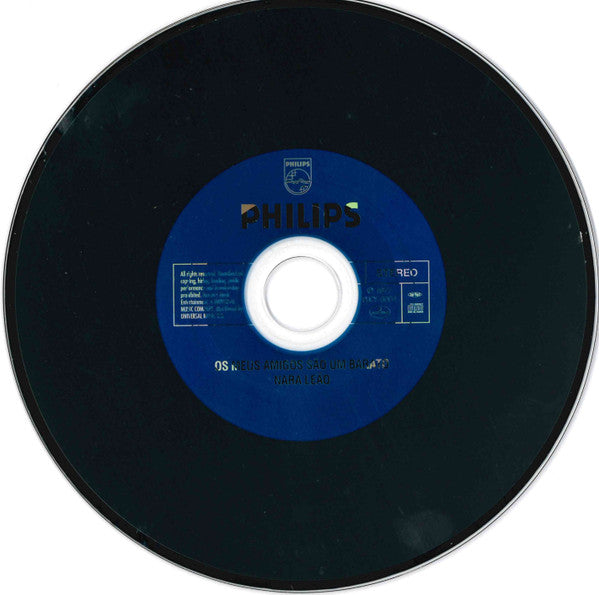 Image of Label Cover of CD - VG+/VG - NARA  LE�O, Os Meus Amigos S�o Um Barato (Philips; PHCY-3004, Japan 2000, Jewel Case), With Obi,  - 4336038E
