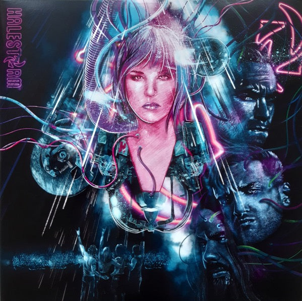 Image of Front Cover of 2xLP - VG+/VG - HALESTORM, Halestorm (Atlantic ; 075678652325, Europe 2019 Reissue, Gatefold, Poster, One Disc Blue Vinyl, One Disc Yellow Vinyl), Strong VG,  - 4326095E