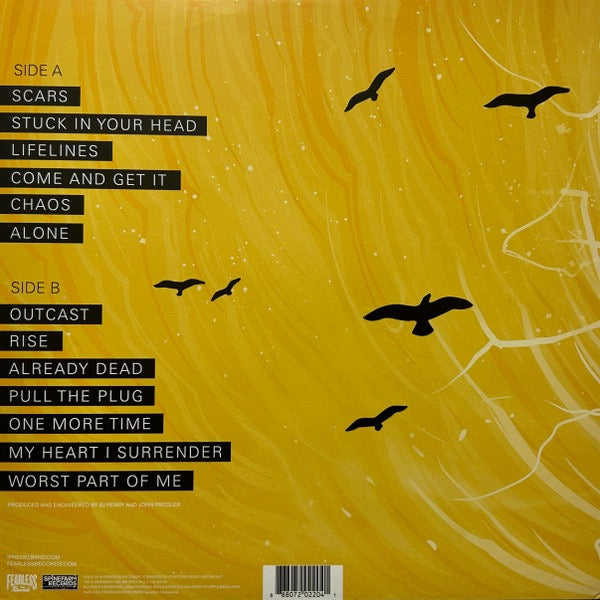 Image of Back Cover of LP - VG+/VG - I PREVAIL, Lifelines (Fearless Records ; FEAR00164, UK & Europe 2017, Inner, Beer Vinyl), Strong VG, Inner Split,  - 4326094E