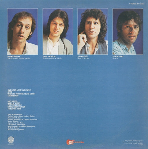 Image of Back Cover of LP - VG+/VG - DIRE STRAITS, Communique (Vertigo; RJ-7588, Japan 1979, Embossed Sleeve, Inner & Insert, NO Obi), Light marks,  - 4346092S