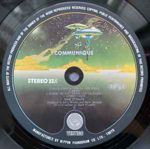 Image of Label Cover of LP - VG+/VG - DIRE STRAITS, Communique (Vertigo; RJ-7588, Japan 1979, Embossed Sleeve, Inner & Insert, NO Obi), Light marks,  - 4346092S