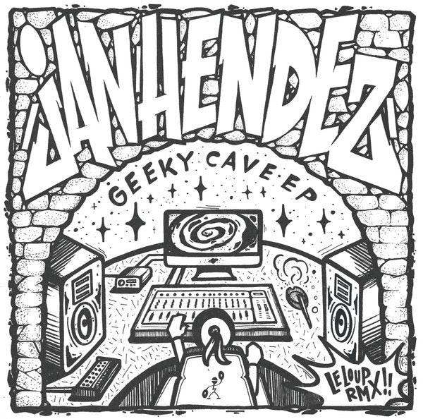 Image of Front Cover of 12" - VG/VG - JAN HENDEZ, Geeky Cave EP (Lumbago; LMBG04, France 2018, Picture Sleeve), ,  - 4316196C