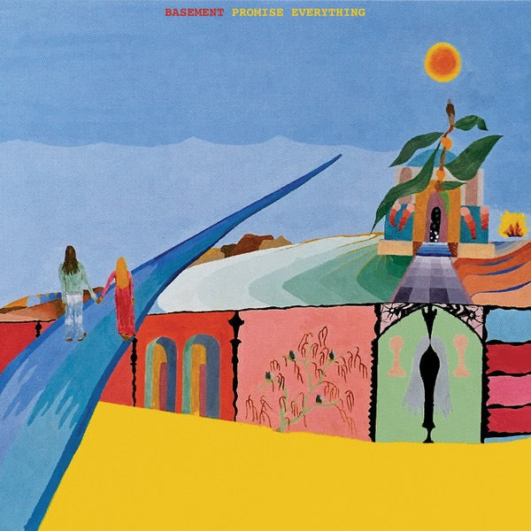 Image of Front Cover of LP - EX/EX - BASEMENT, Promise Everything (Fueled By Ramen ; 559591-1, US 2017 Reissue, Poster, Blue Marbled Vinyl, 4 Extra Tracks), ,  - 4326082E