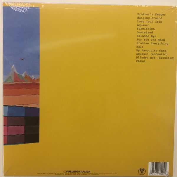 Image of Back Cover of LP - EX/EX - BASEMENT, Promise Everything (Fueled By Ramen ; 559591-1, US 2017 Reissue, Poster, Blue Marbled Vinyl, 4 Extra Tracks), ,  - 4326082E