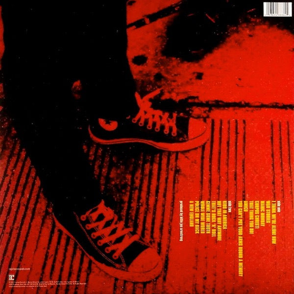 Image of Back Cover of LP - EX/EX - BILLIE JOE ARMSTRONG, No Fun Mondays (Reprise Records; 093624888604, Europe 2020, Insert, Blue Vinyl), ,  - 4326080E