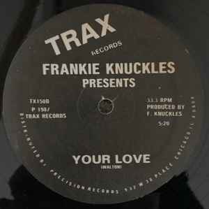 Image of Back Cover of 12" - VG+/VG - FRANKIE KNUCKLES, Baby Wants To Ride (Trax Records ; TX150, US 1987, Company Sleeve), light storage marks - v. minor. original company sleeve - opened shrink,  - 4346104S