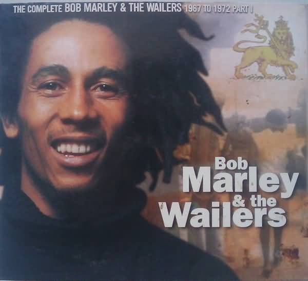 Image of Front Cover of 4xCD - VG/VG+ - BOB MARLEY & THE WAILERS, The Complete Bob Marley & The Wailers 1967 To 1972 Part I (JAD Records; JAD CD 007, UK 1998, Wooden Promotional Box Set, Insert, Includes CD Single and XL White T-shirt with Same Artwork. Unusual Item - Please Enquire about Postage. ), Slight Damage to Botton Right Corner of Wooden box,  - 4336044E