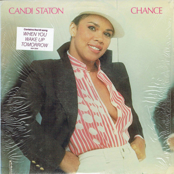 Image of Front Cover of LP - VG+/EX - CANDI STATON, Chance (Warner Bros. Records; BSK 3333, US 1979, Inner, Winchester pressing), Looks unplayed. Cut-out strip on sleeve top right. ,  - 4326123E