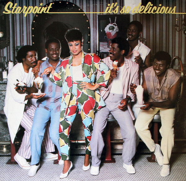 Image of Front Cover of LP - VG+/EX - STARPOINT, It's So Delicious (The Boardwalk Entertainment Co; NB-33266-1, US 1983, PRC Richmond pressing), Label layout variation.,  - 4326125E