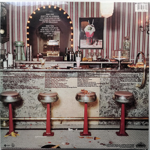 Image of Back Cover of LP - VG+/EX - STARPOINT, It's So Delicious (The Boardwalk Entertainment Co; NB-33266-1, US 1983, PRC Richmond pressing), Label layout variation.,  - 4326125E