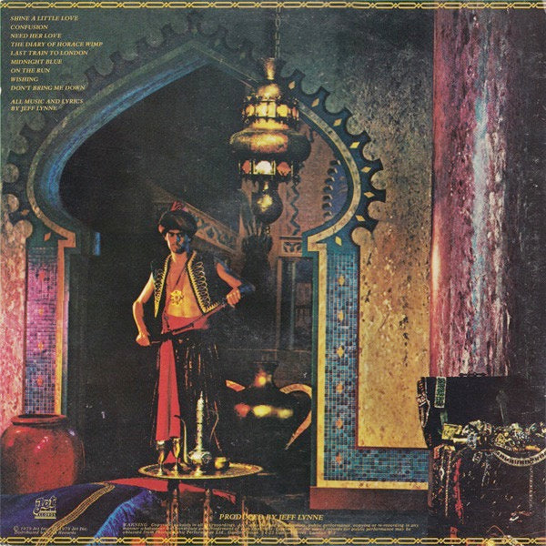 Image of Back Cover of LP - VG/G+ - ELECTRIC LIGHT ORCHESTRA, Discovery (Jet Records; JET LX 500, UK 1979, Gatefold, Inner & Merch Insert, No Poster), ,  - 4316280C
