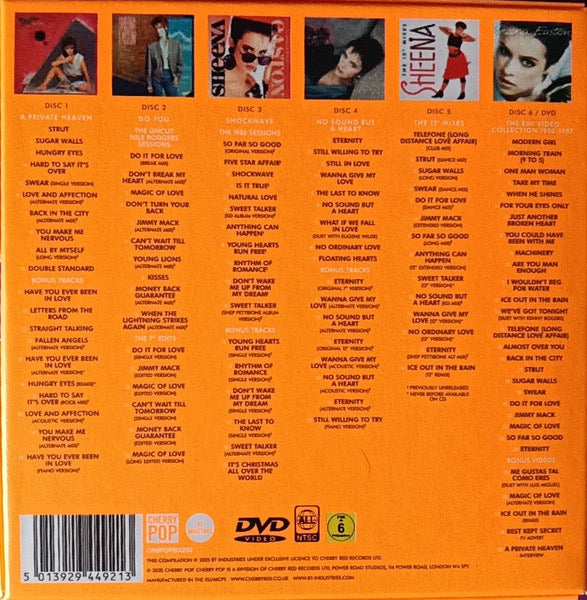 Image of Back Cover of 6xCD - M/M - SHEENA EASTON, Strut (The Complete EMI Recordings Vol II) (Cherry Pop; CR6POPBX292, UK 2025, Box Set, Inners), SEALED,  - 4336047E