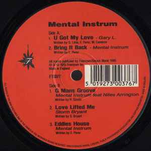 Image of Front Cover of 12" - VG/VG+ - MENTAL INSTRUM, Untitled (Freetown Inc; FTI37T, UK 1995, Company Sleeve), company sleeve - light wear,  - 4346142S