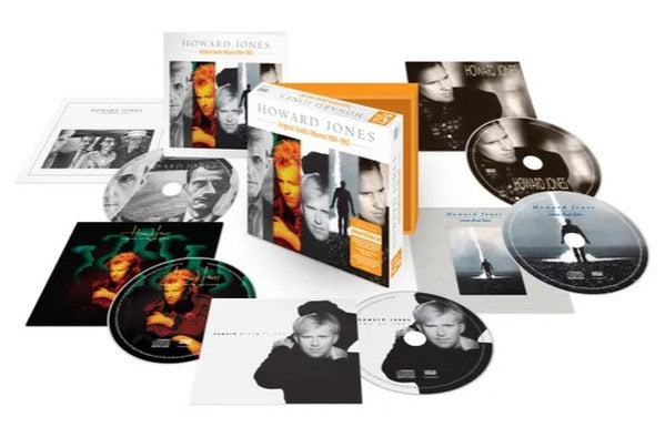 Image of Back Cover of 5xCD - M/M - HOWARD JONES, Howard Jones: Original Studio Albums 1984-1992 (Cherry Red; PCRCD5BOX210,  2026, Clamshell Box Set, Inners), Still In Hype Stickered Shrinkwrap,  - 4336048E
