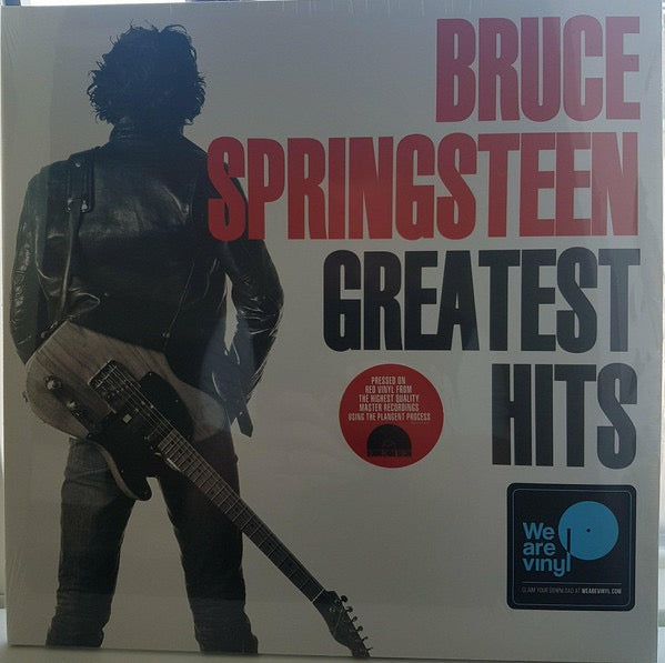 Image of Front Cover of 2xLP - EX/VG+ - BRUCE SPRINGSTEEN, Greatest Hits (Columbia ; C2 67060, Europe 2018, Gatefold, Inner & Insert, Red Vinyl, Numbered Limited Edition, R.S.D. 2018 Release), Limited Edition No 9393,  - 4326103E