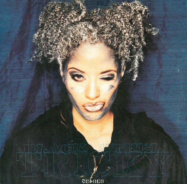 Image of Back Cover of 12" - VG+/VG+ - TRICKY, Black Steel (4th & Broadway; 12 BRW 320, Europe 1995, Picture Sleeve), Promo sticker on sleeve.,  - 4316264C