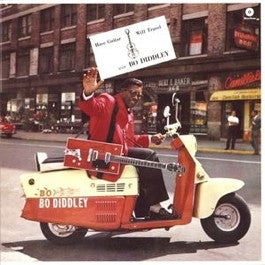 Image of Front Cover of LP - NEW/NEW - BO DIDDLEY, Have Guitar, Will Travel (Checker; LP 2974, US Reissue, 180g Vinyl), , A classic slice of electric blues and early rock �n� roll, driven by Bo Diddley�s signature guitar sound and rhythm. Tough, stripped-back and full of the sound that helped shape rock music. - 4236212E