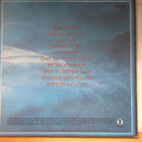 Image of Back Cover of LP - VG+/VG - EAGLES, Their Greatest Hits (1971-1975) (Asylum Records; K 53017, UK Reissue, Embossed Sleeve), ,  - 4326157E
