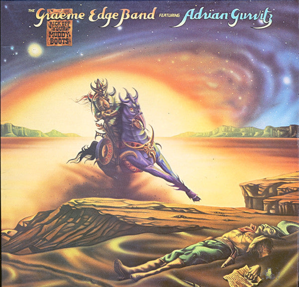 Image of Front Cover of LP - VG/VG - THE GRAEME EDGE BAND FEATURING ADRIAN GURVITZ, Kick Off Your Muddy Boots (Threshold; THS 15, UK 1975, Gatefold, The Moody Blues), ,  - 4316293C