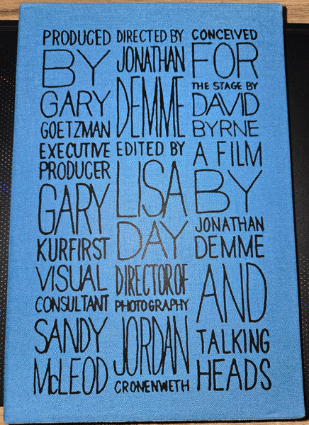 Image of Back Cover of DVD - M/M - TALKING HEADS, Stop Making Sense (A24 Films; none, US 2024, Box Set), ,  - 4336081E