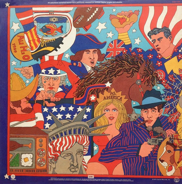 Image of Back Cover of 2xLP - VG/VG - THE BEACH BOYS, Spirit Of America (Capitol Records Red Labels; SVBB-11384, US 1975, Gatefold With Speech Bubble Sticker On Rear), ,  - 4316384C