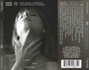 Image of Back Cover of CD - M/M - TAYLOR SWIFT, The Tortured Poets Department (The Anthology) (Republic Records; 602475028819, Europe 2024, Jewel Case), ,  - 4336087E