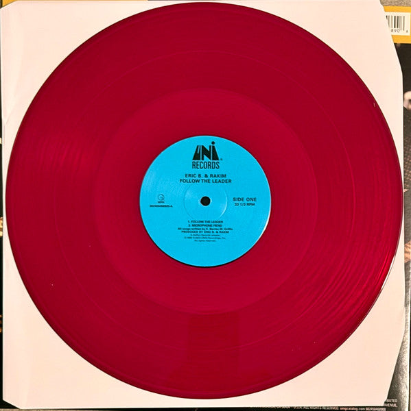 Image of Label Cover of 2xLP - VG/VG+ - ERIC B. & RAKIM, Follow The Leader (Geffen Records; 602458468908, US 2023 Reissue, Purple Vinyl), Light cover wear, hype sticker,  - 4346094S