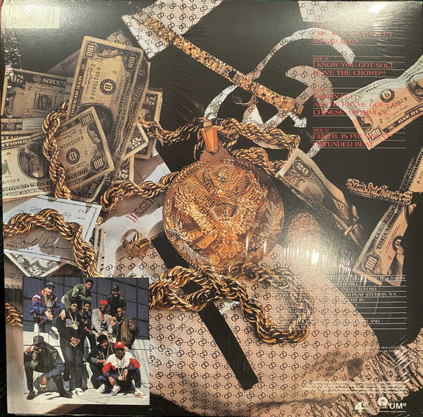 Image of Back Cover of 2xLP - VG+/VG+ - ERIC B. & RAKIM, Paid In Full (4th & Broadway; 602458468823, USA & Canada 2024 Reissue, Gold Vinyl), With hype sticker,  - 4346095S