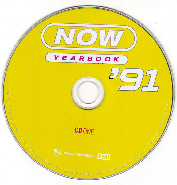 Image of Label Cover of CD - EX/EX - VARIOUS, Now Yearbook '91 (Sony Music; CDYBXNOW91, UK 2025, Book Sleeve), ,  - 4336089E
