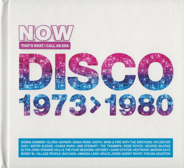 Image of Front Cover of 4xCD - EX/EX - VARIOUS, Now That's What I Call An Era Disco 1973 > 1980 (Sony Music; CDXNNNOW162, UK 2025, Book Sleeve), ,  - 4336096E