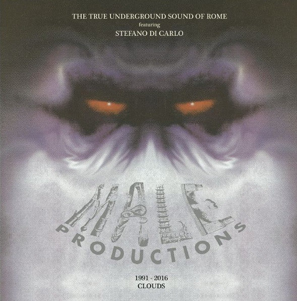 Image of Front Cover of LP - VG/VG - THE TRUE UNDERGROUND SOUND OF ROME FEATURING STEFANO DI CARLO, 1991 - 2016 Clouds (Male Productions; ML 002 LP, Italy 2016), Some notable marks. Split at top edge of sleeve,  - 4316481C