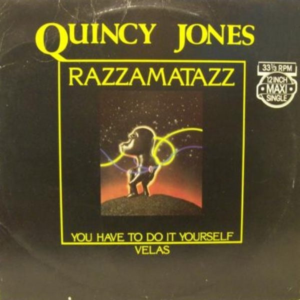 Image of Front Cover of 12" - VG/VG - QUINCY JONES, Razzamatazz (A&M Records; AMS 12-9137, Netherlands 1981, Picture Sleeve), ,  - 4316492C