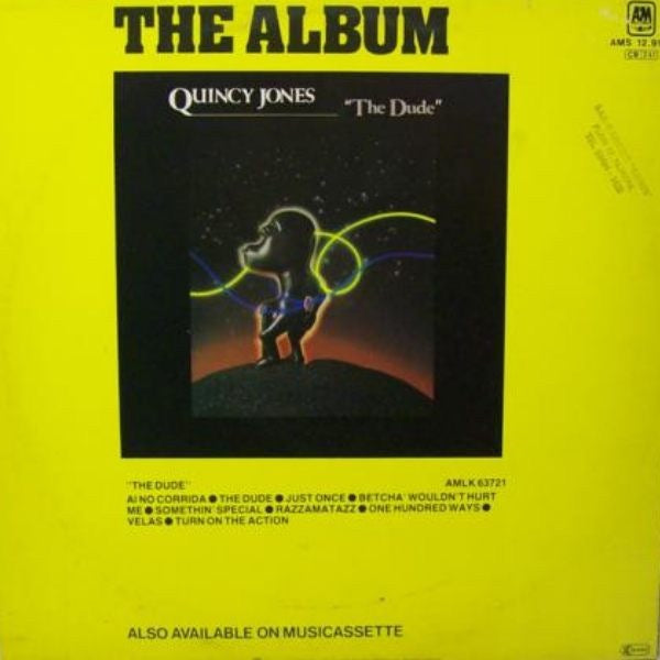 Image of Back Cover of 12" - VG/VG - QUINCY JONES, Razzamatazz (A&M Records; AMS 12-9137, Netherlands 1981, Picture Sleeve), ,  - 4316492C
